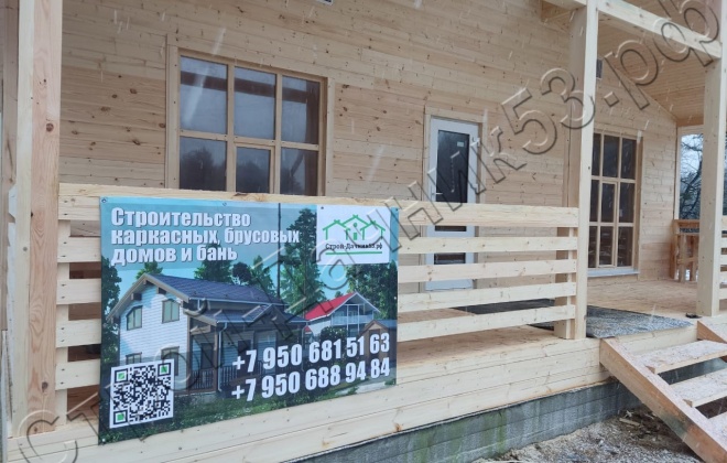 4 Каркасный дом Д-2, 9x9м, 81М², Республика Карелия, Олонецкий район, посёлок Ильинский (12)